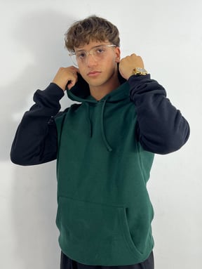 Hoodie Bicolor Regular - Vêtement premium disponible en Algérie - Premium Clothing Store
